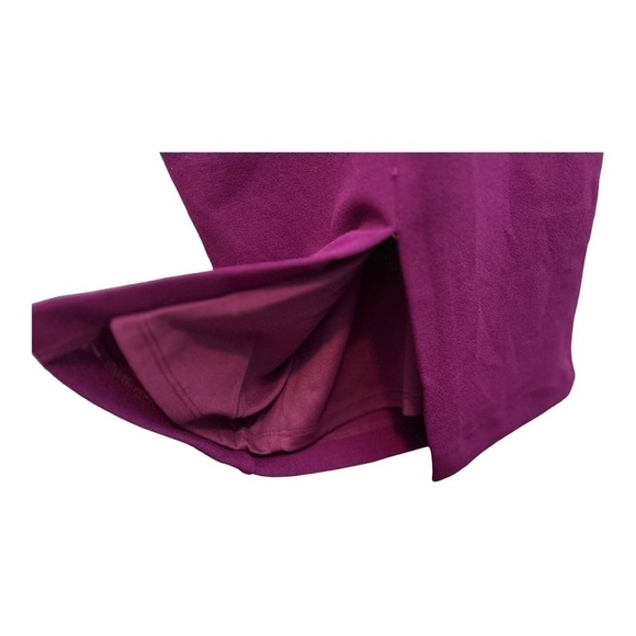 Alexia Admor Olivia Draped Sheath Dress - Plum - Picture 11 of 14